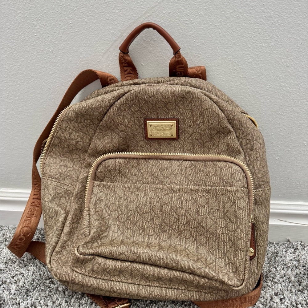 Brown CK Backpack